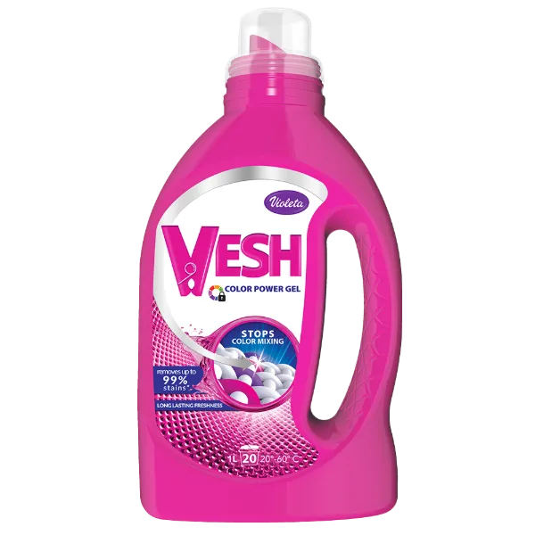 Violeta VESH mosógél 20 mosás 1 l Színes ruhákhoz termékhez kapcsolódó kép