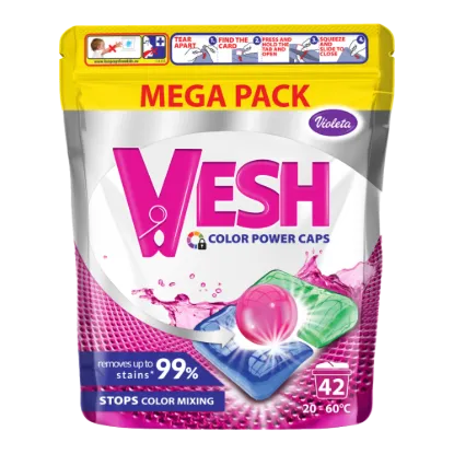 Violeta VESH mosókapszula 42 db Színes ruhákhoz termékhez kapcsolódó kép