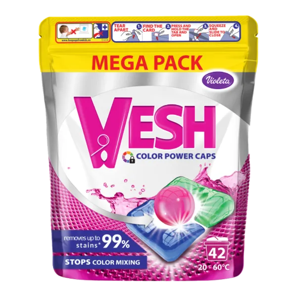Violeta VESH mosókapszula 42 db Színes ruhákhoz termékhez kapcsolódó kép
