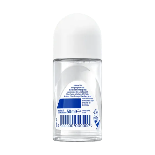 Nivea Golyós dezodor 50 ml Black & White Invisible Authentic termékhez kapcsolódó kép