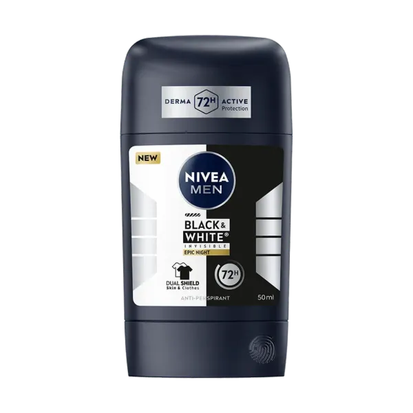 Nivea Men Deo stift 50 ml Black & White Invisible Epic Night termékhez kapcsolódó kép