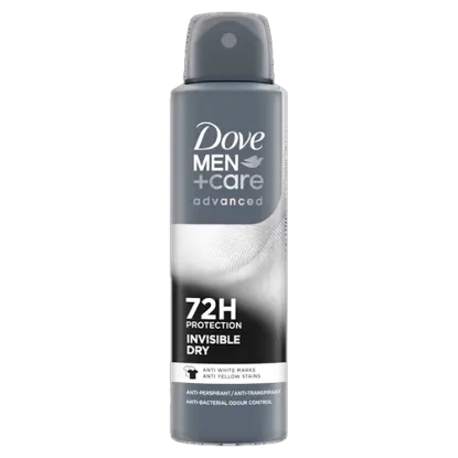 Dove Men+Care izzadságátló dezodor aeroszol 200 ml Invisible Dry termékhez kapcsolódó kép