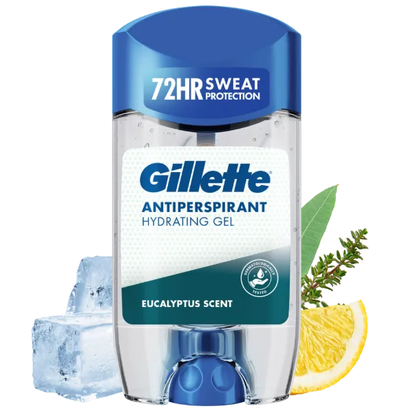 Gillette Eucalyptus Scent Izzadásgátló Hidratáló Gél Férfiaknak, 70 ml termékhez kapcsolódó kép