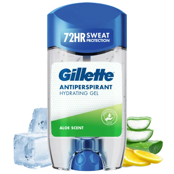Gillette Aloe Scent Izzadásgátló Hidratáló Gél Férfiaknak, 70 ml termékhez kapcsolódó kép