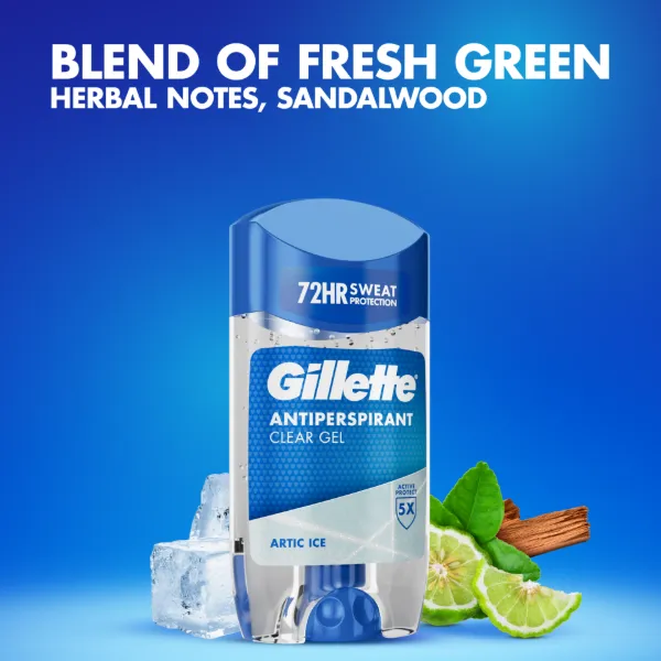 Gillette Arctic Ice Izzadásgátló Gél Férfiaknak, 70 ml termékhez kapcsolódó kép