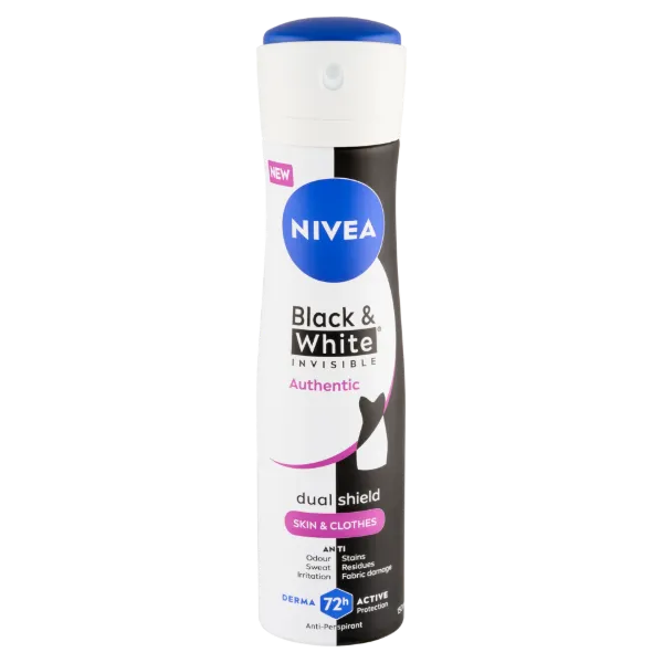NIVEA MEN Black & White Invisible Authentic izzadásgátló 150 ml termékhez kapcsolódó kép