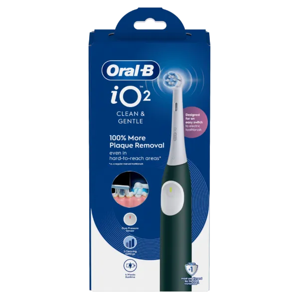 Oral-B iO 2 Elektromos Fogkefe, Erdőzöld termékhez kapcsolódó kép