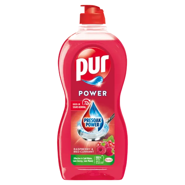 Pur Power Raspberry&Red Currant kézi mosogatószer 450 ml termékhez kapcsolódó kép
