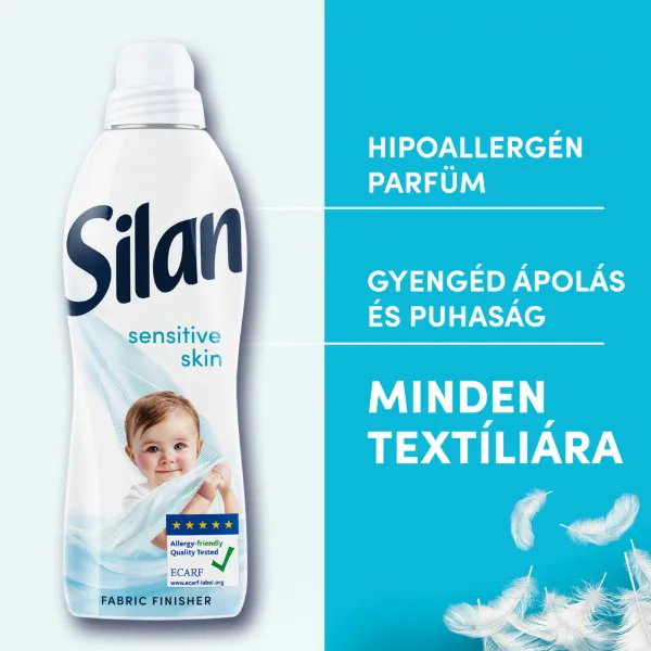 Silan Sensitive textilöblítő koncentrátum 76 mosás 1672 ml termékhez kapcsolódó kép