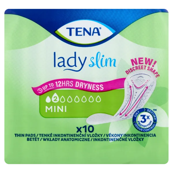 Tena Lady Slim Mini vékony inkontinencia betét 10 db termékhez kapcsolódó kép
