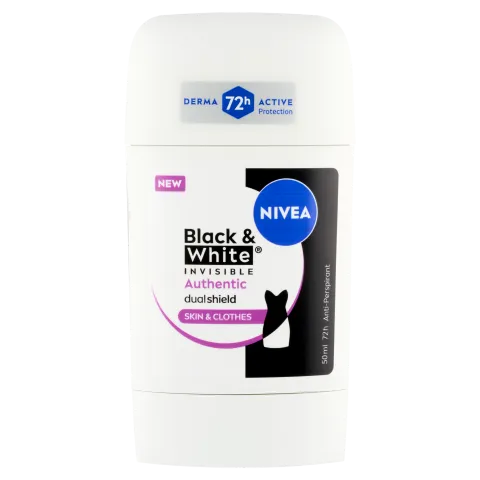 NIVEA Black & White Invisible Authentic izzadásgátló 50 ml termékhez kapcsolódó kép