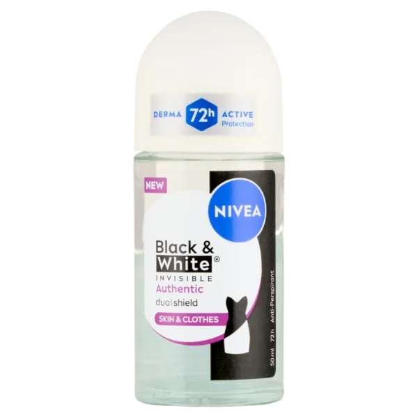NIVEA Black & White Invisible Authentic izzadásgátló 50 ml termékhez kapcsolódó kép
