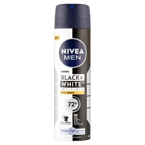 NIVEA MEN Black & White Invisible Epic Night izzadásgátló 150 ml termékhez kapcsolódó kép