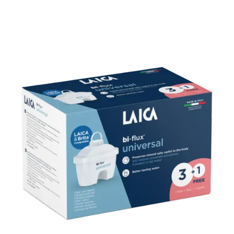 Laica Bi-Flux univerzális SLIM vízszűrőbetét Brita Kompatibilis 3+1 db termékhez kapcsolódó kép