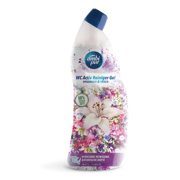 Ambipur wc gél 750 ml White flowers termékhez kapcsolódó kép