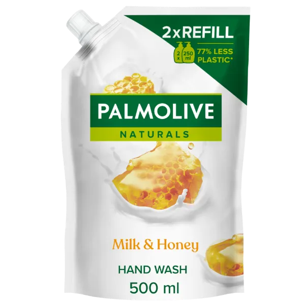 Palmolive Naturals Milk & Honey folyékony szappan utántöltő 500 ml termékhez kapcsolódó kép