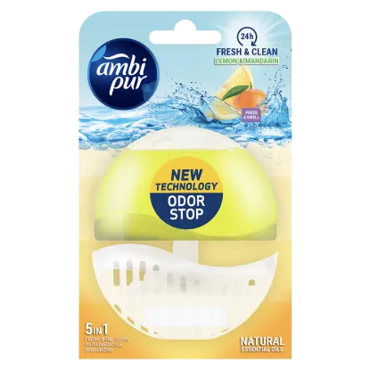Ambipur wc gél 55ml + készülék lemon & mandarin termékhez kapcsolódó kép