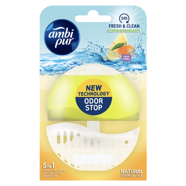 Ambipur wc gél 55ml + készülék lemon & mandarin termékhez kapcsolódó kép