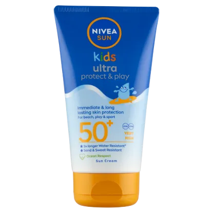 NIVEA SUN Ultra Protect & Play gyermek napozó krém FF50+ 150 ml termékhez kapcsolódó kép