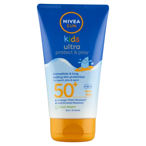 NIVEA SUN Ultra Protect & Play gyermek napozó krém FF50+ 150 ml termékhez kapcsolódó kép