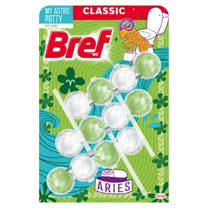 Bref Limited Edition My Astro Potty Fire Signs WC frissítő 3 x 50 g termékhez kapcsolódó kép