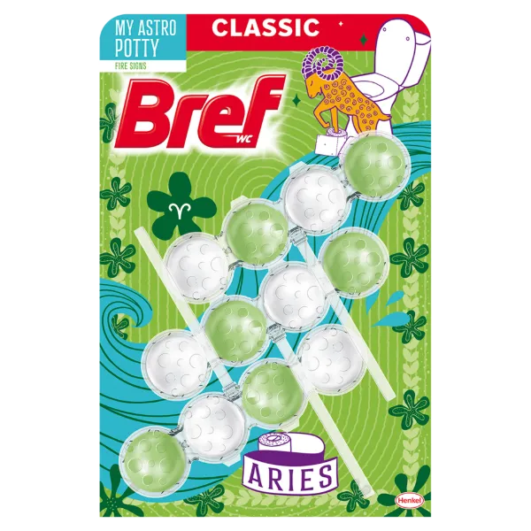 Bref Limited Edition My Astro Potty Fire Signs WC frissítő 3 x 50 g termékhez kapcsolódó kép