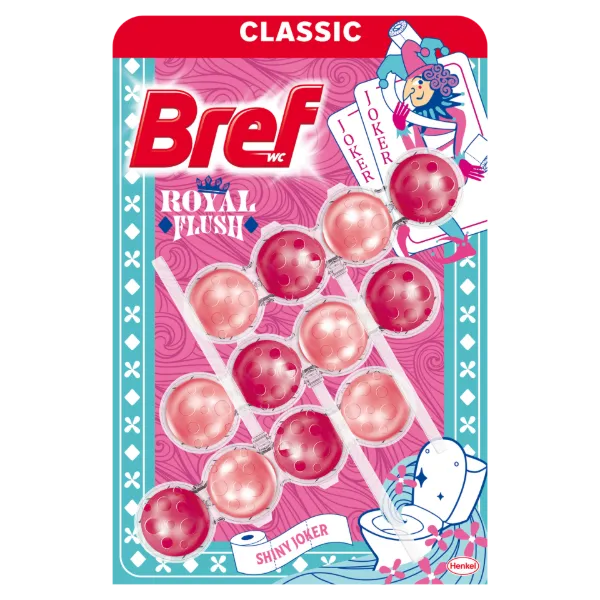 Bref Royal Flush Shiny Joker WC frissítő 3 x 50 g  termékhez kapcsolódó kép