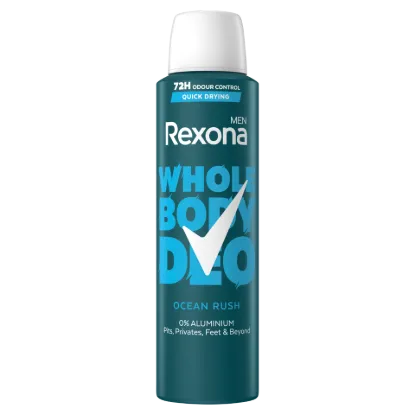 Rexona Men Whole Body Ocean Rush dezodor 150 ml termékhez kapcsolódó kép