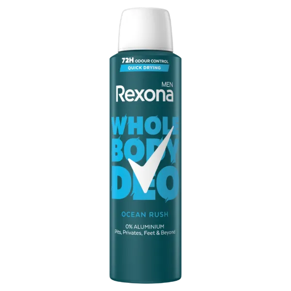 Rexona Men Whole Body Ocean Rush dezodor 150 ml termékhez kapcsolódó kép
