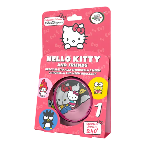 Szúnyogcsípés elleni karkötő 1 db Hello Kitty termékhez kapcsolódó kép