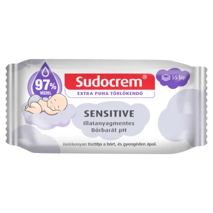 Sudocrem Sensitive törlőkendő 55 db termékhez kapcsolódó kép