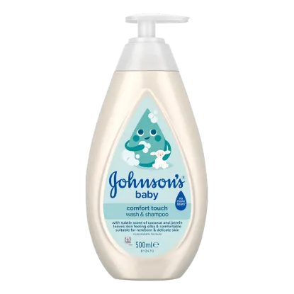 JOHNSON’S 2 az 1-ben babafürdető és -tusfürdő 500 ml Cottontouch termékhez kapcsolódó kép