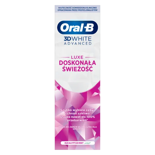 Oral-B 3D White Advanced Luxe Perfection Fresh Fogkrém, Eukaliptusz és Menta 75 ml termékhez kapcsolódó kép