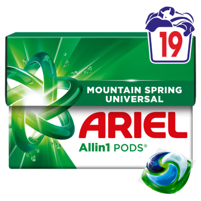 Ariel Allin1 PODS Mountain Spring Universal Mosókapszula, 19 Mosáshoz termékhez kapcsolódó kép