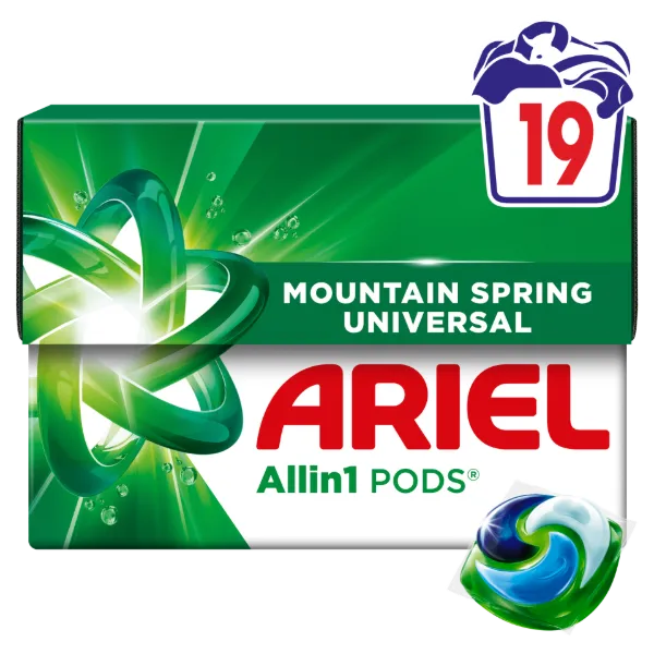 Ariel Allin1 PODS Mountain Spring Universal Mosókapszula, 19 Mosáshoz termékhez kapcsolódó kép
