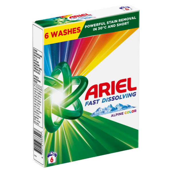 Ariel Alpine Color Mosópor, 330 g, 6 Mosáshoz termékhez kapcsolódó kép