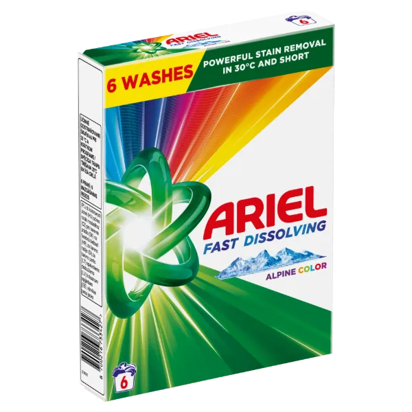 Ariel Alpine Color Mosópor, 330 g, 6 Mosáshoz termékhez kapcsolódó kép
