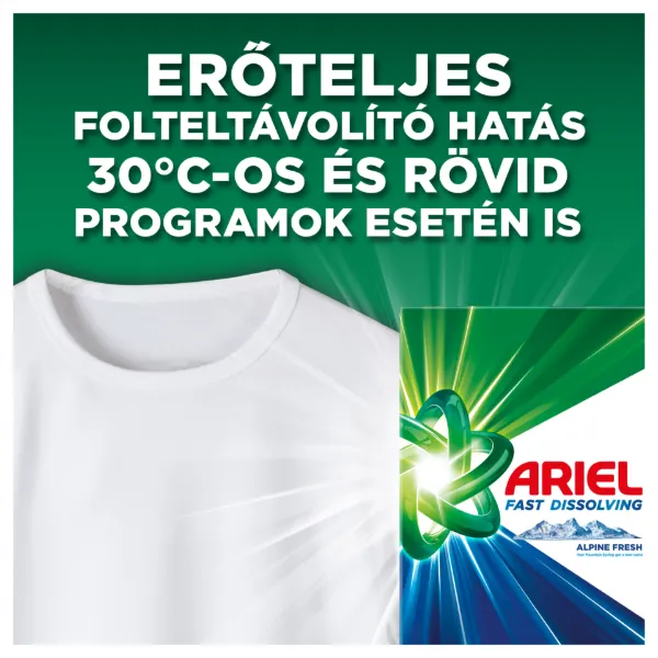Ariel Alpine Color Mosópor, 330 g, 6 Mosáshoz termékhez kapcsolódó kép