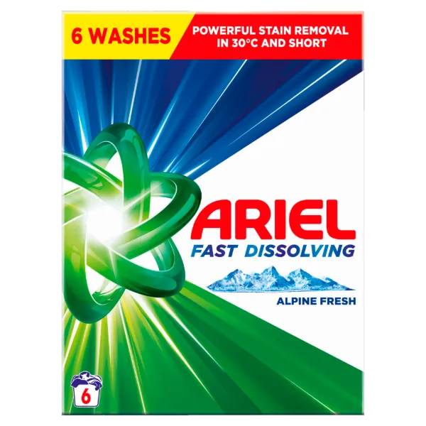 Ariel Alpine Fresh Mosópor, 330 g, 6 Mosáshoz termékhez kapcsolódó kép
