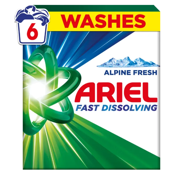 Ariel Alpine Fresh Mosópor, 330 g, 6 Mosáshoz termékhez kapcsolódó kép