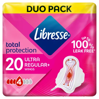 Libresse Ultra Regular+ egészségügyi betét 2 x 10 db termékhez kapcsolódó kép