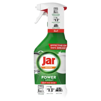Jar Power Spray, 3 az 1-ben,Könnyű tisztítás és ragyogás az edényekhez és a konyhához,narancs,500 ml termékhez kapcsolódó kép
