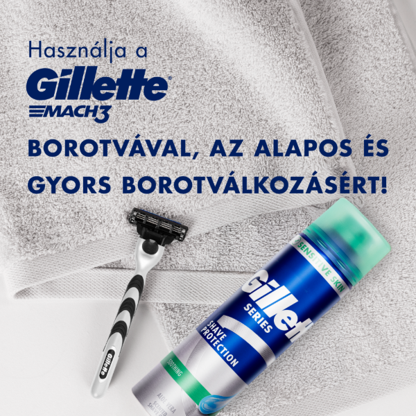 Gillette Series Nyugtató Hatású Borotvazselé Aloe Verával, 200ml termékhez kapcsolódó kép