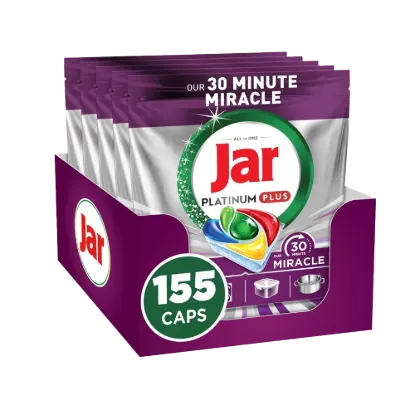 Jar Platinum Plus 30 Minute Miracle mosogatógép tabletta 155 db termékhez kapcsolódó kép