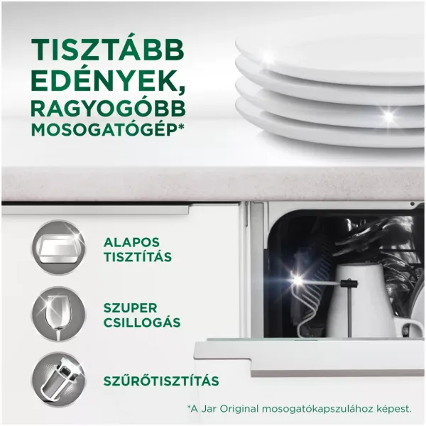 Jar Platinum All in One mosogatógép tabletta 240 db Lemon termékhez kapcsolódó kép