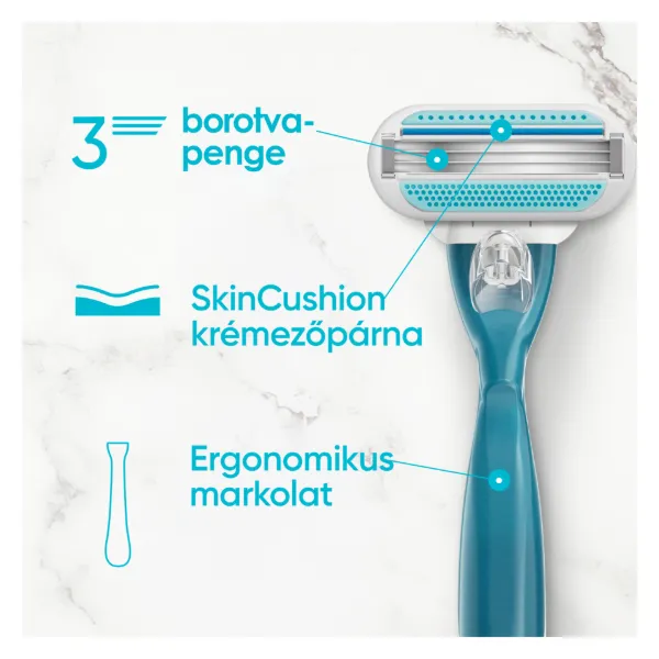 Gillette Venus  Smooth Női Borotvabetét, 4 Borotvabetét termékhez kapcsolódó kép