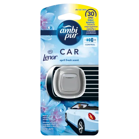 Ambi Pur April Fresh Lenor Csíptetős Autóillatosító Utántöltő, 1 Db termékhez kapcsolódó kép