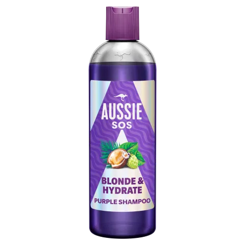 Aussie SOS Blonde & Hydrate Hamvasító Sampon 300ml Szőkített, Melírozott vagy Ősz Hajra termékhez kapcsolódó kép