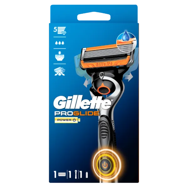 Gillette ProGlide Power Férfi Borotva, 1 db Gillette 5 Pengés, Borotvabetétek, Elemmel Működő termékhez kapcsolódó kép