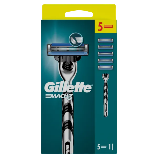 Gillette Mach3 Férfi Borotva, 1 db Gillette 3 Pengés Borotva, Gillette Borotvabetétek termékhez kapcsolódó kép